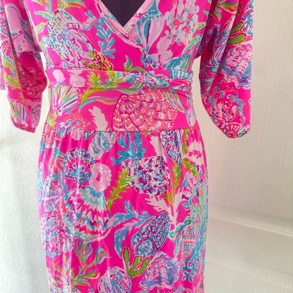 Lilly Pulitzer Parigi Romper Shell me Something Good Sz XXS - Picture 9 of 14